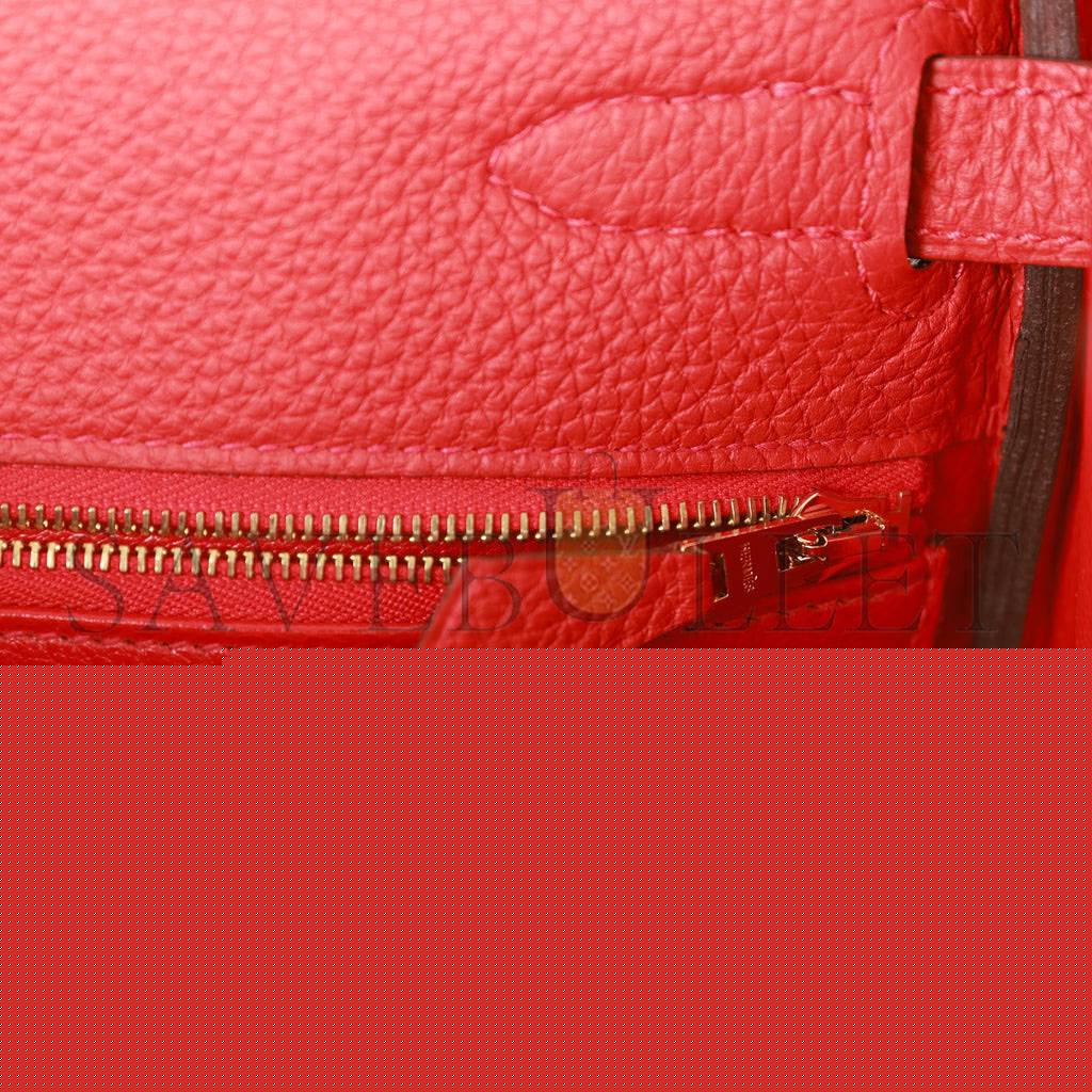 H**mes kelly retourne 35 geranium togo gold hardware(35*24*12cm)