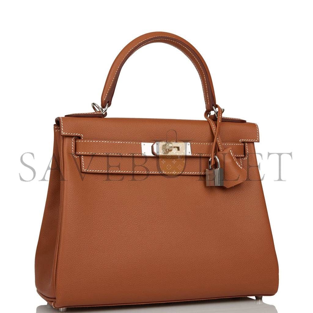 H**mes kelly retourne 28 gold evercolor palladium hardware  (28*22*10cm)