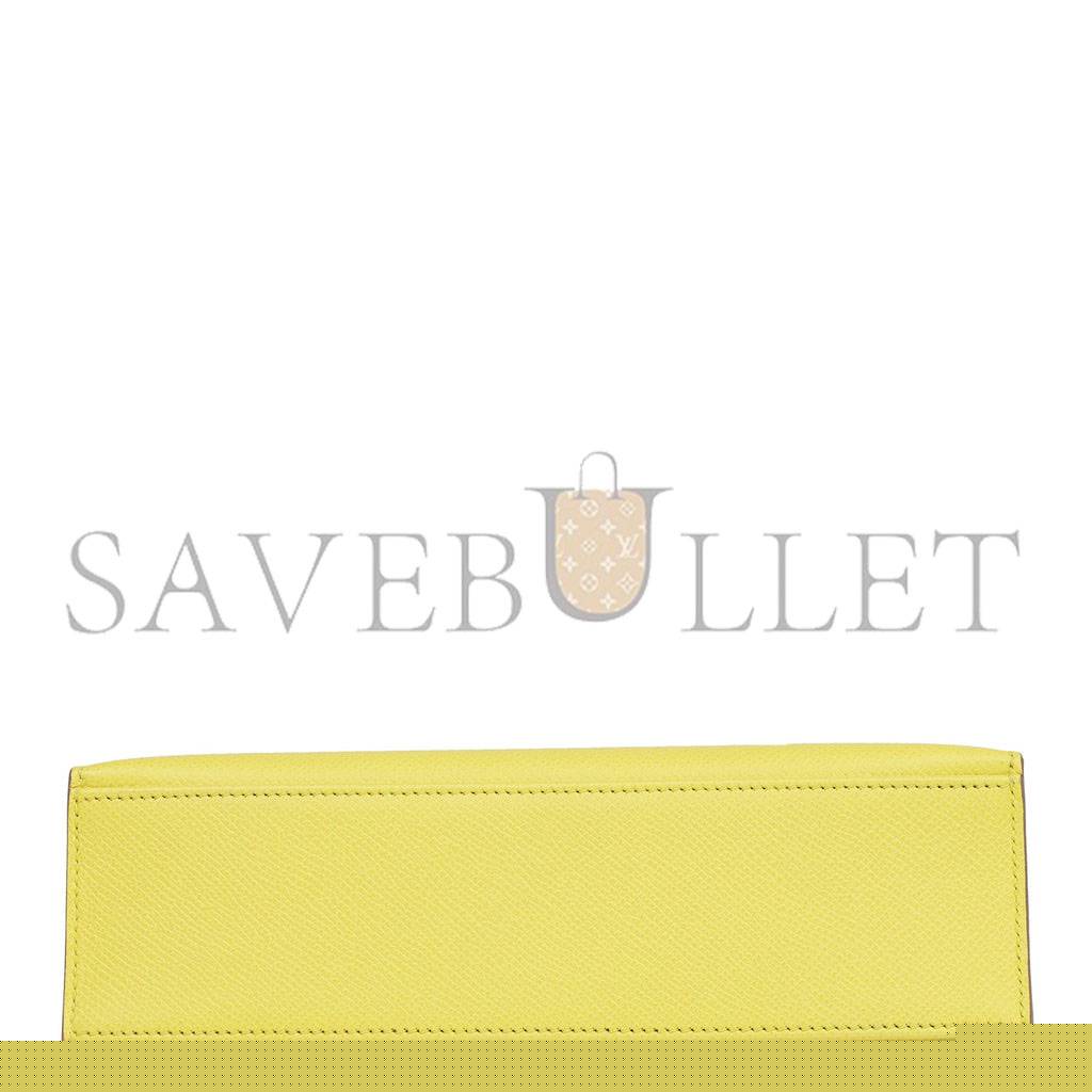 H**mes kelly pochette soufre epsom gold hardware  (22*12*13cm)