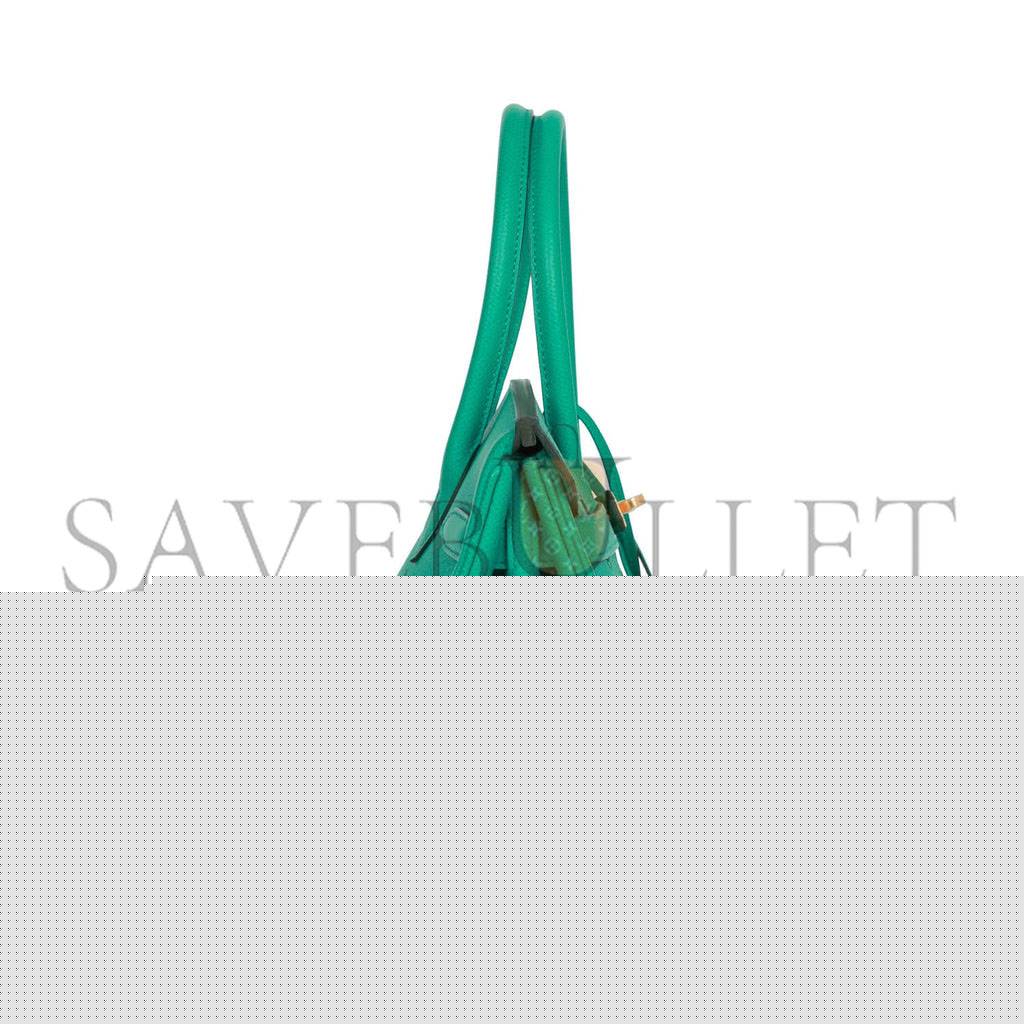 H**mes birkin 30 vert jade epsom gold hardware (30cm)
