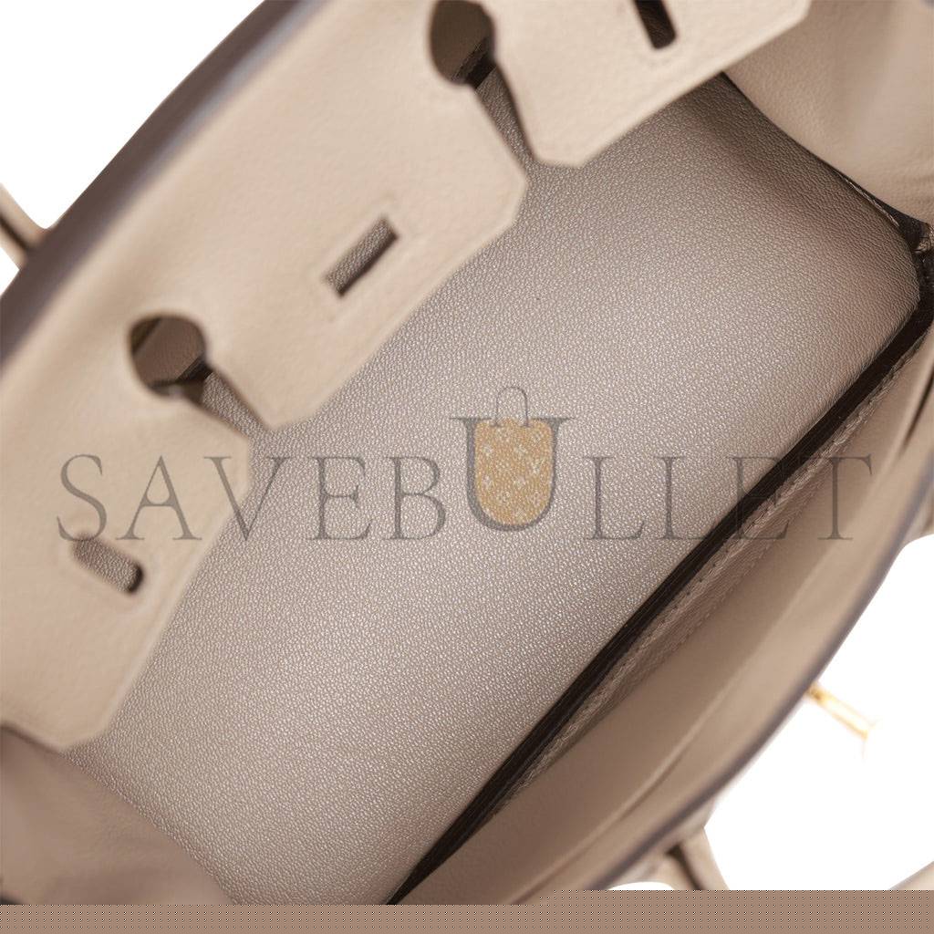 H**mes birkin 25 gris tourterelle togo gold hardware handmade (25cm)