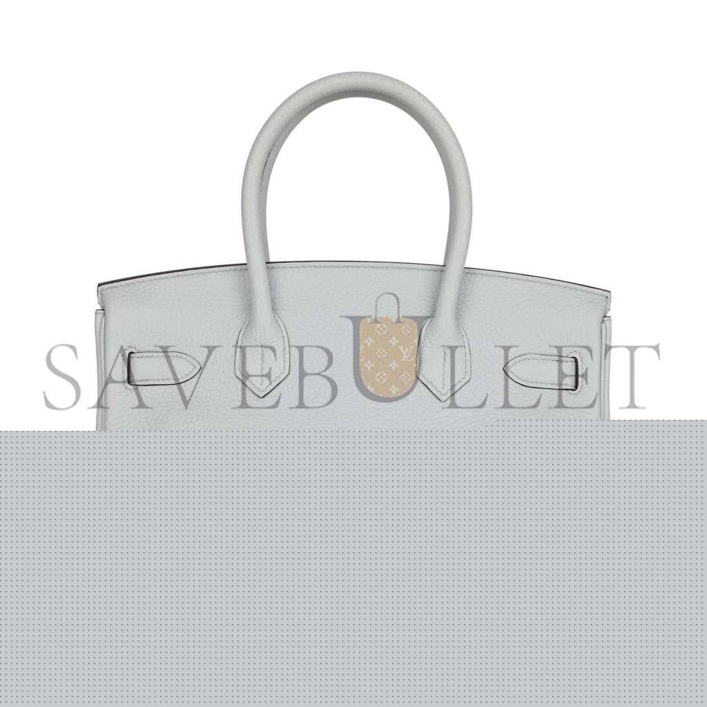 H**mes birkin 30 bleu pale clemence gold hardware (30cm)