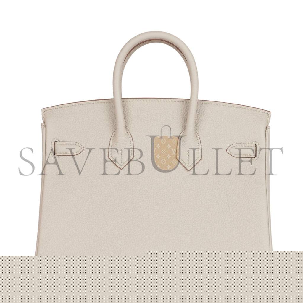 H**mes birkin 25 beton togo palladium hardware handmade (25*19*12cm)