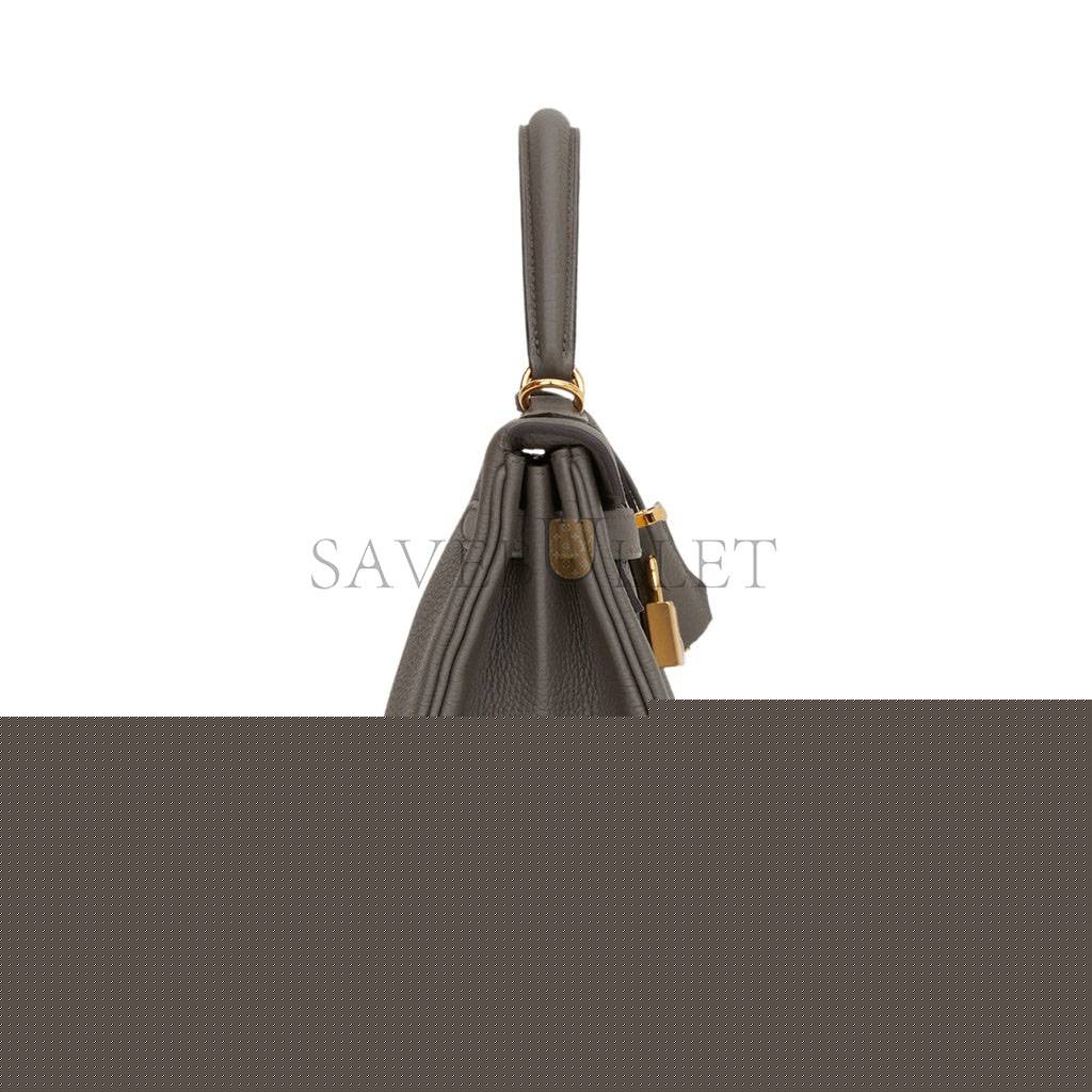 H**mes kelly retourne 25 etain togo gold hardware handmade (25*17*7cm)
