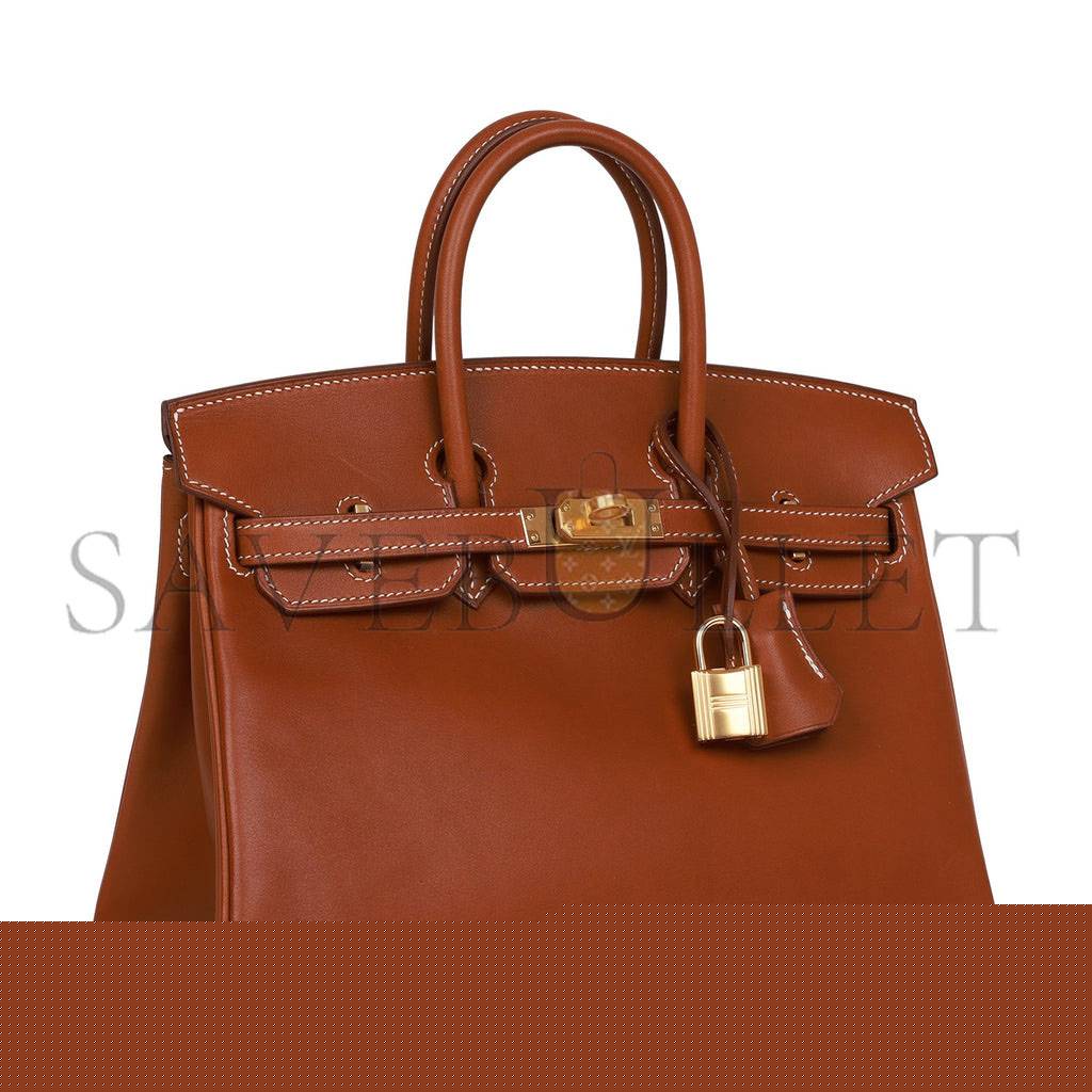 H**mes birkin 25 fauve barenia gold hardware handmade (25cm)