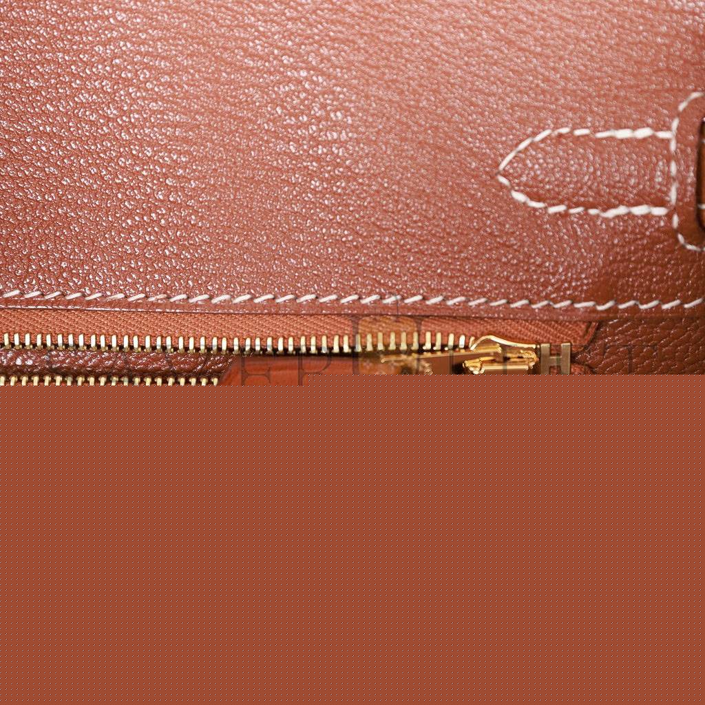 H**mes birkin 25 fauve barenia gold hardware handmade (25cm)