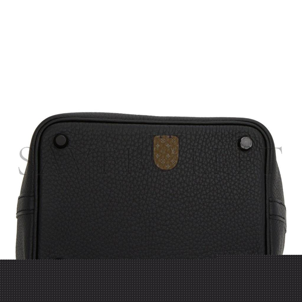 H**mes monochrome picotin 18 black clemence black hardware (18*12*19cm)