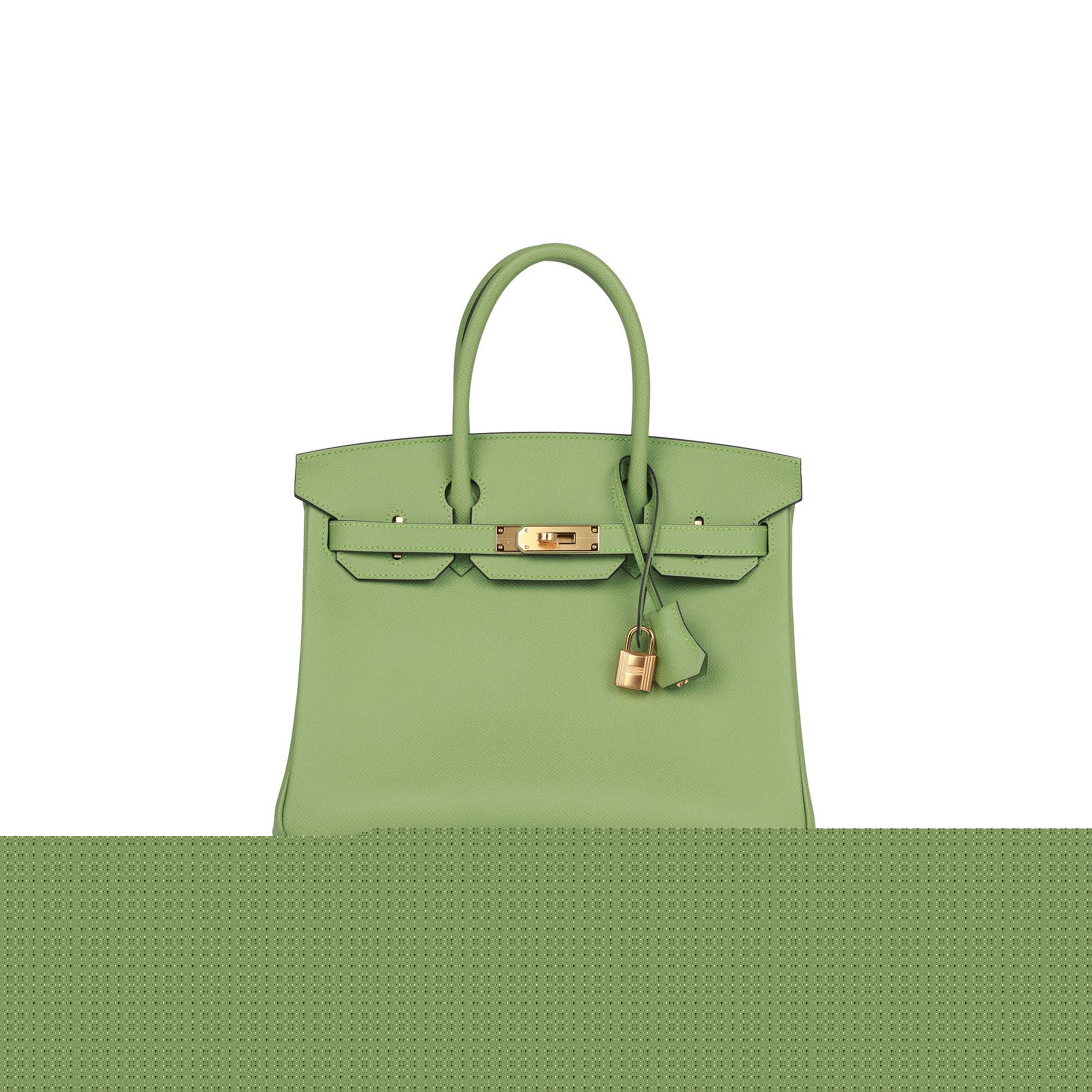H**mes birkin 30 vert criquet epsom gold hardware (30cm)