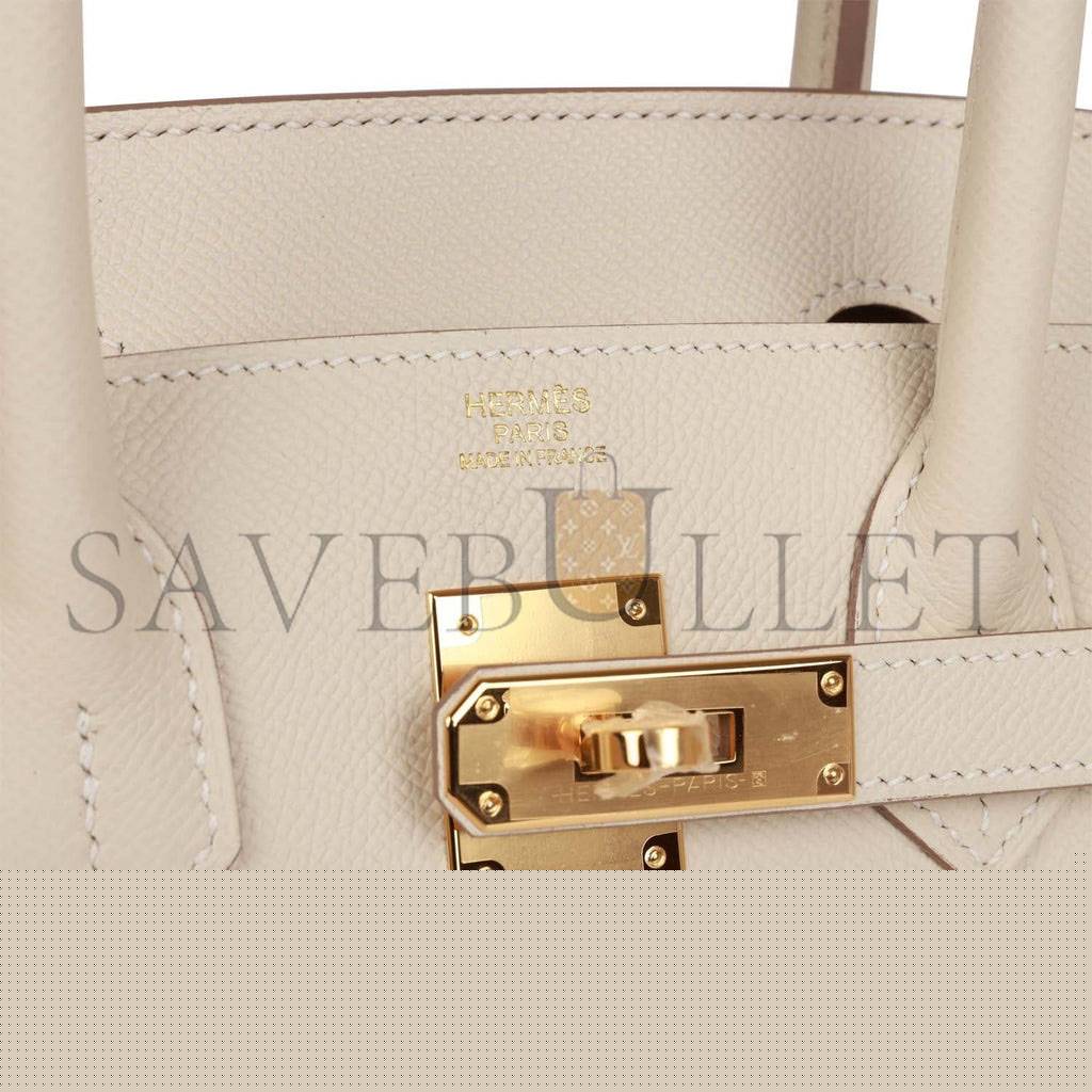 H**mes birkin sellier 30 craie epsom gold hardware 39873599111262 (30cm)