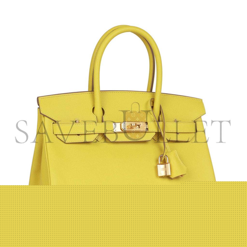 H**mes birkin 30 lime epsom gold hardware (30cm)