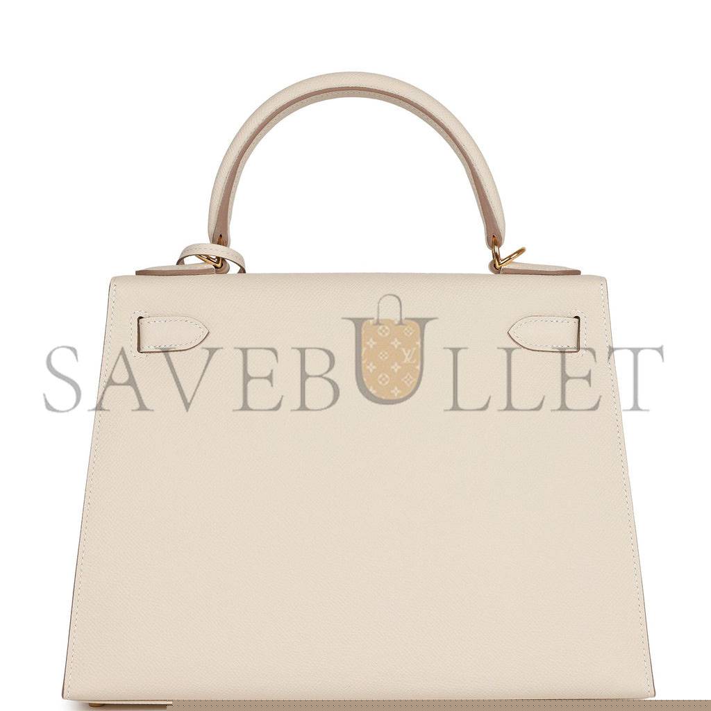 H**mes craie epsom sellier kelly 28cm gold hardware (28*21*12cm)