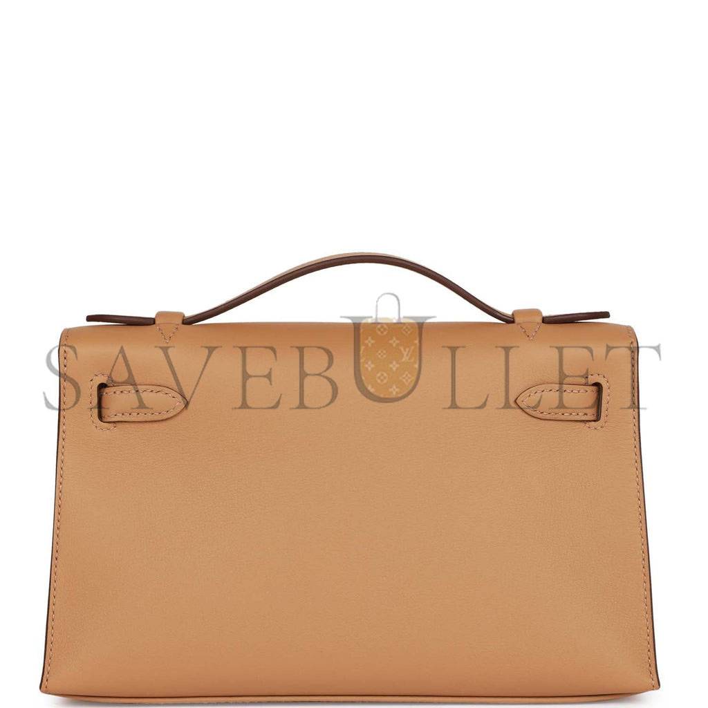 H**mes kelly pochette biscuit swift gold hardware  (22*12*13cm)