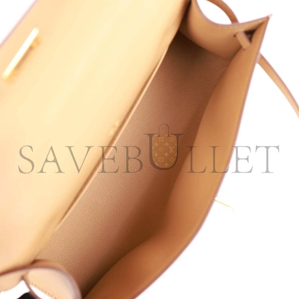H**mes kelly pochette biscuit swift gold hardware  (22*12*13cm)
