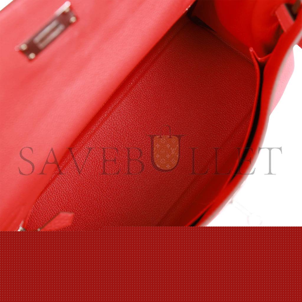 H**mes kelly retourne 32 geranium togo palladium hardware (32*23*10.5cm)