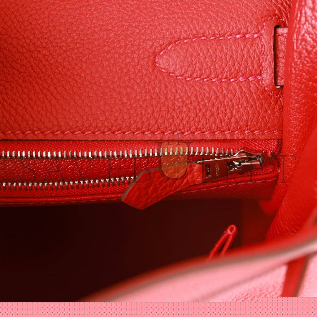 H**mes kelly retourne 32 geranium togo palladium hardware (32*23*10.5cm)