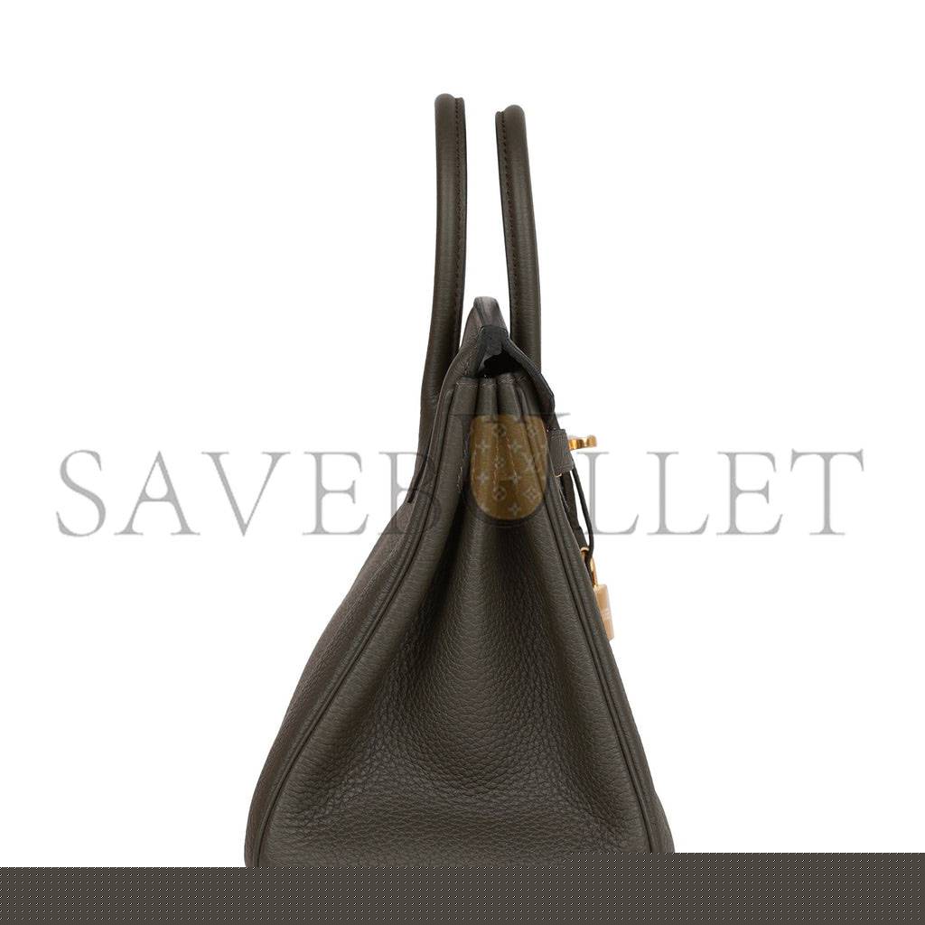 H**mes birkin 25 vert de gris togo gold hardware handmade (25cm)