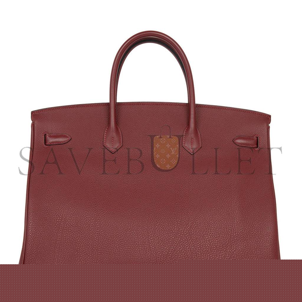 H**mes birkin 40 rouge h togo palladium hardware (40cm)