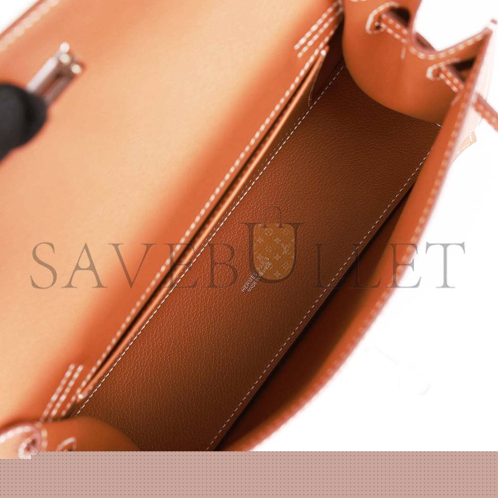 H**mes kelly danse gold evercolor palladium hardware  (22*16*7cm)