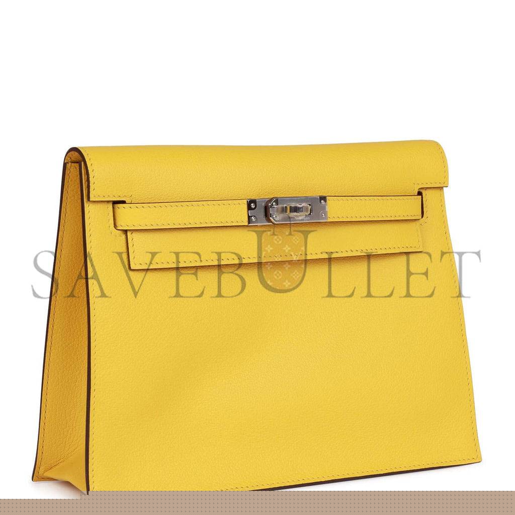 H**mes kelly danse lime evercolor palladium hardware  (22*16*7cm)