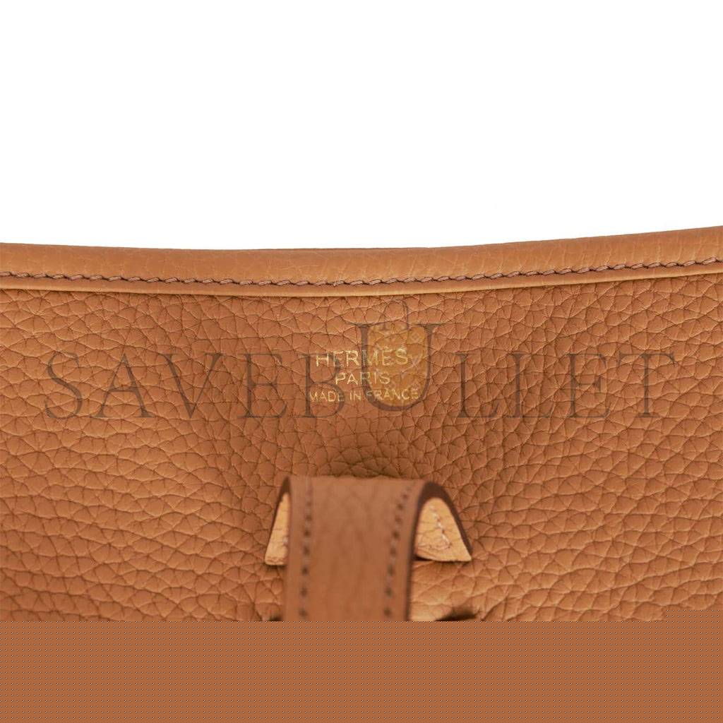 H**mes evelyne iii pm biscuit clemence gold hardware (29*30*7cm)