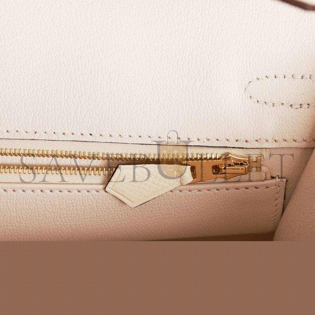 H**mes birkin sellier 25 nata epsom gold hardware handmade (25cm)