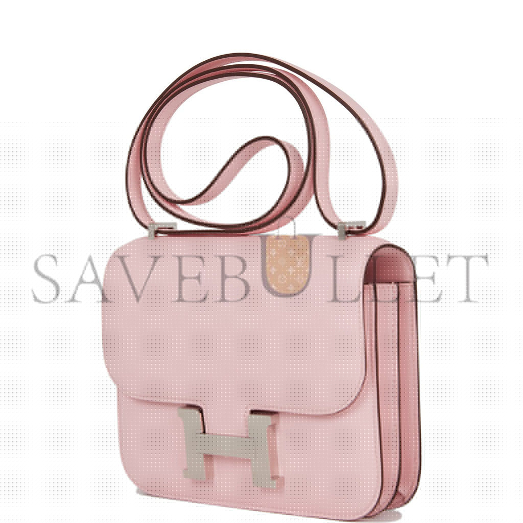 H**mes constance 18 rose sakura swift palladium hardware 39691674026078 (18cm)