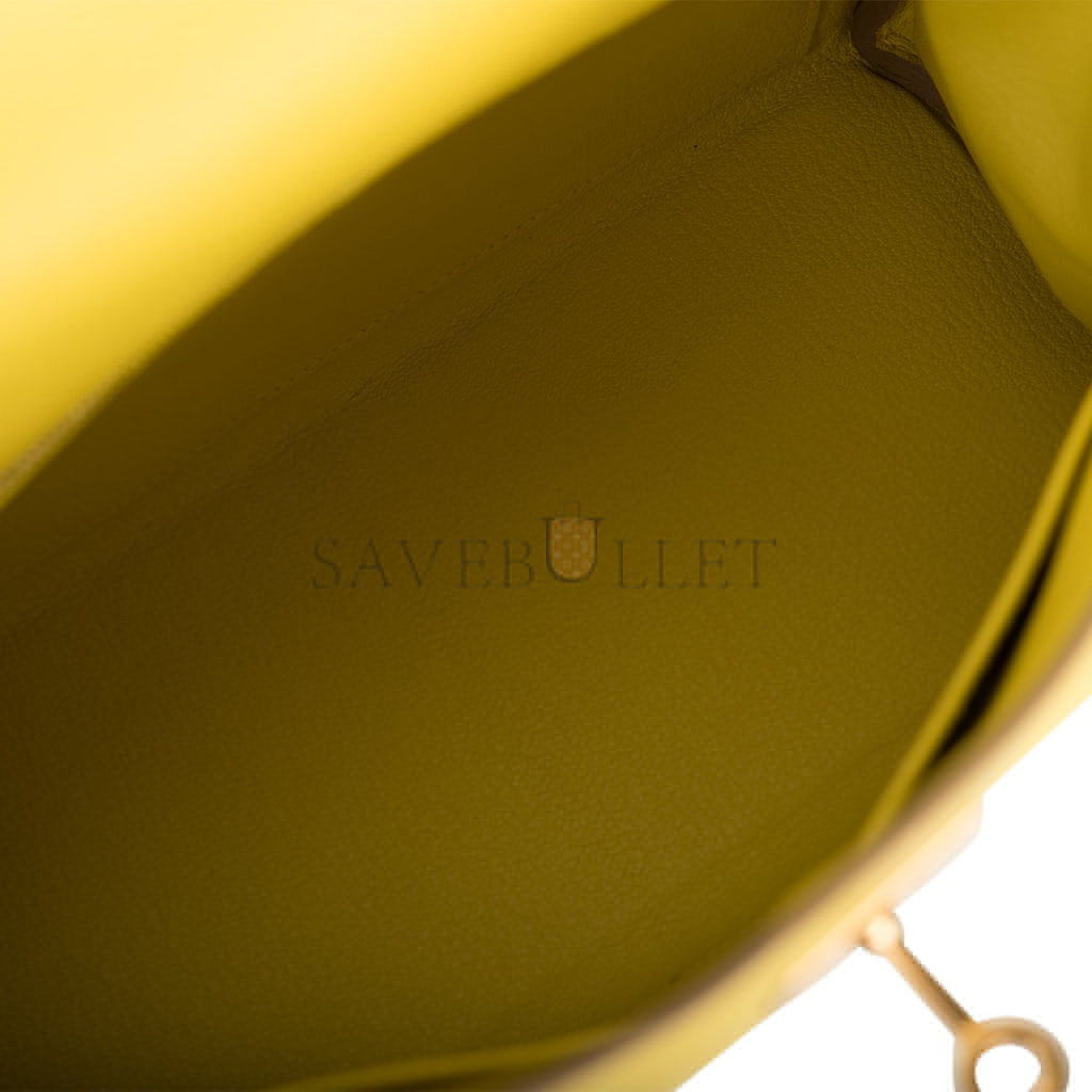 H**mes kelly retourne 28 lime evercolor gold hardware  (28*22*10cm)