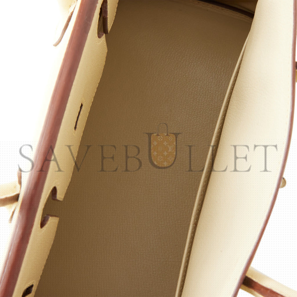 H**mes birkin 35 parchemin epsom palladium hardware (35cm)