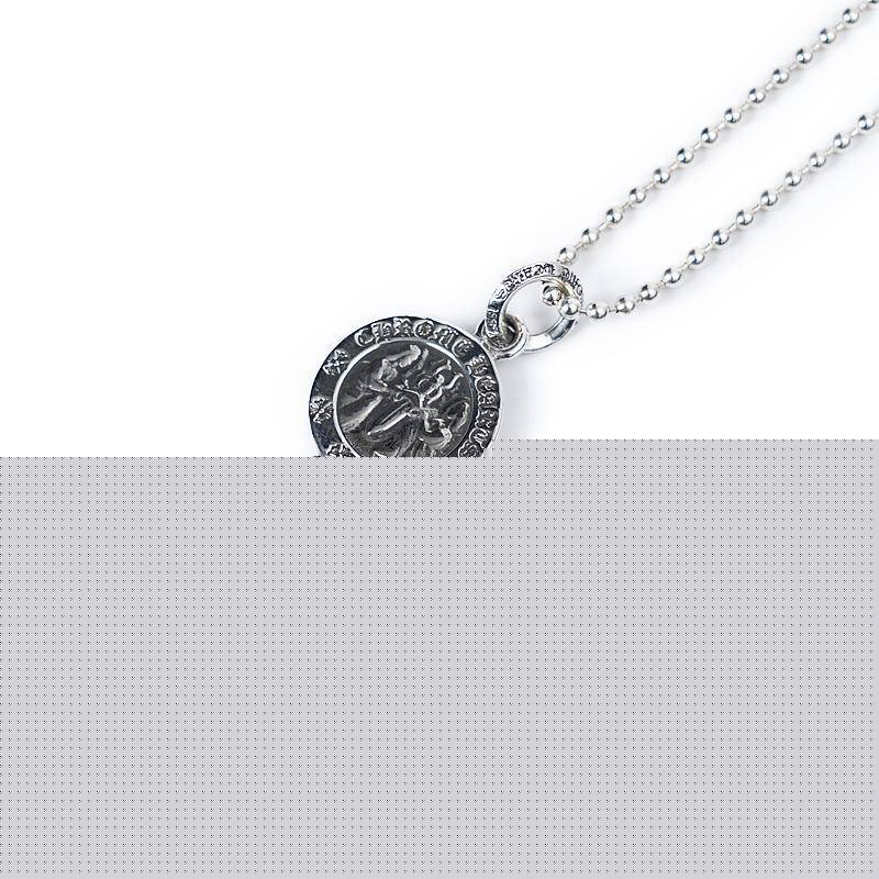 CHROME HEARTS ANGEL MEDALLION BABY CROSS CHARM