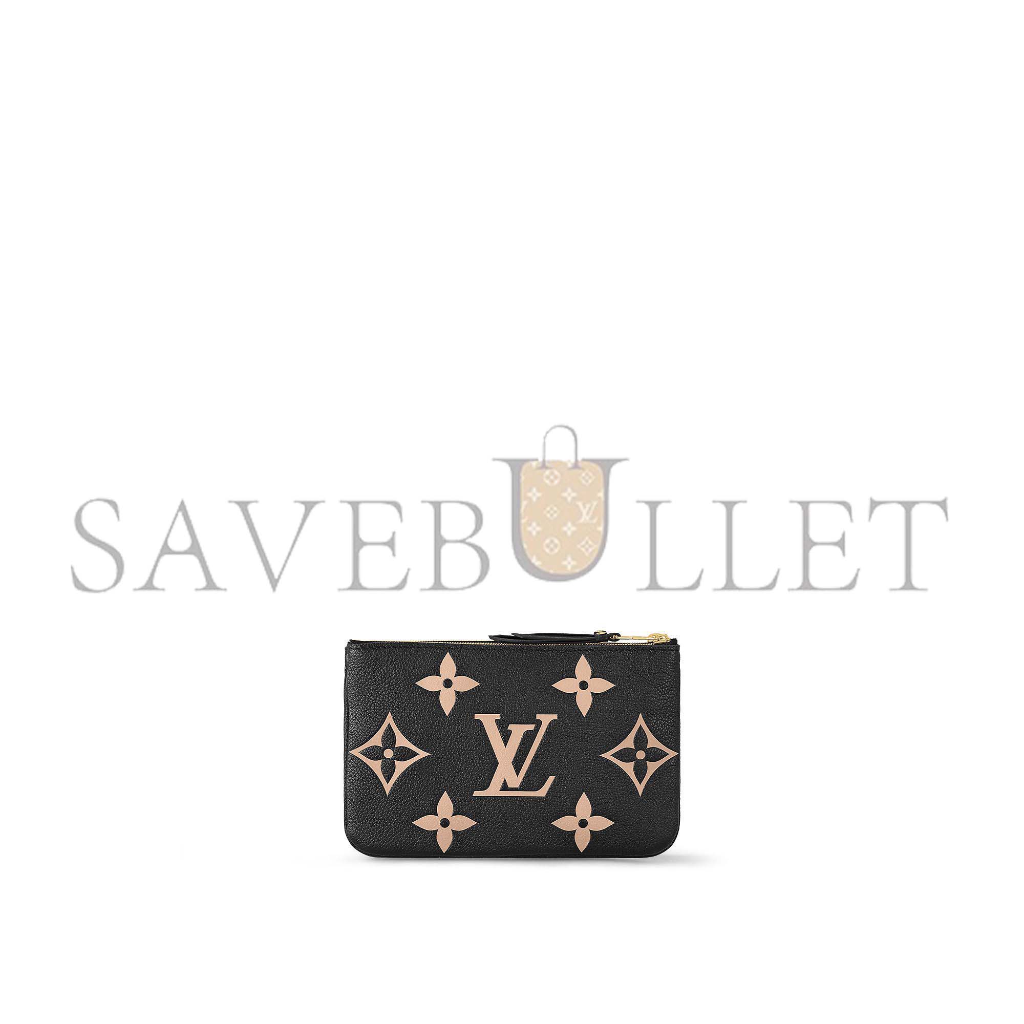 l**is V*t*n double zip pochette m80732 (20*12.5*3cm)