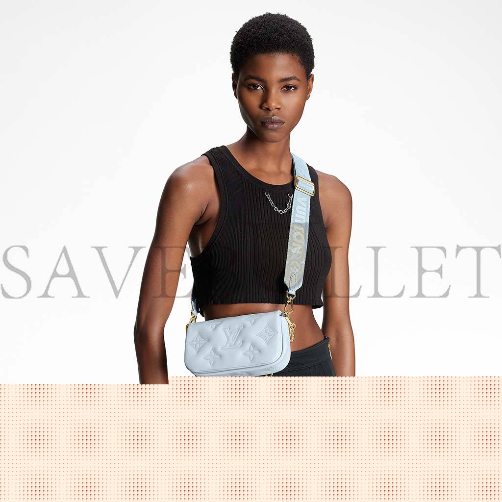 l**is V*t*n wallet on strap bubblegram m81399 (20*12*6cm)
