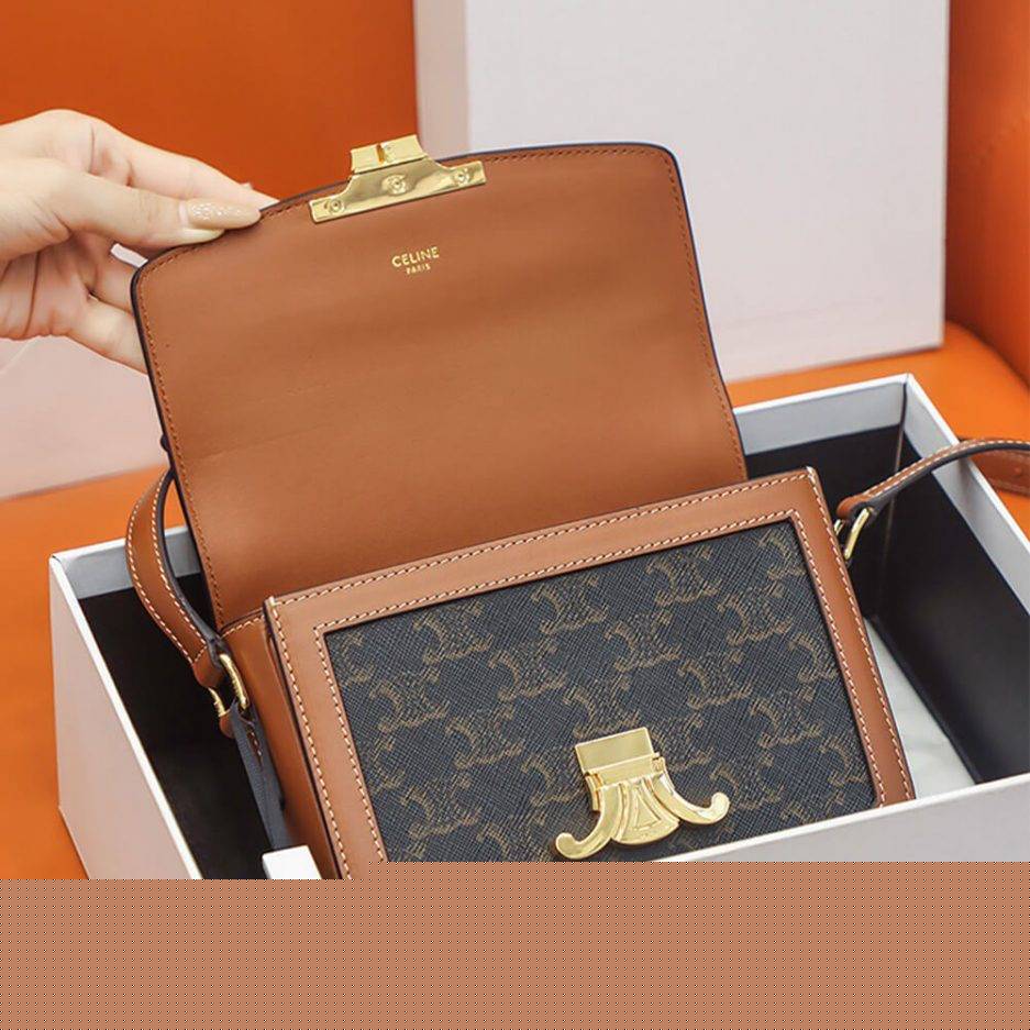 Ce**e teen triomphe bag 188882bz4.04lu (18.5*14*6cm)