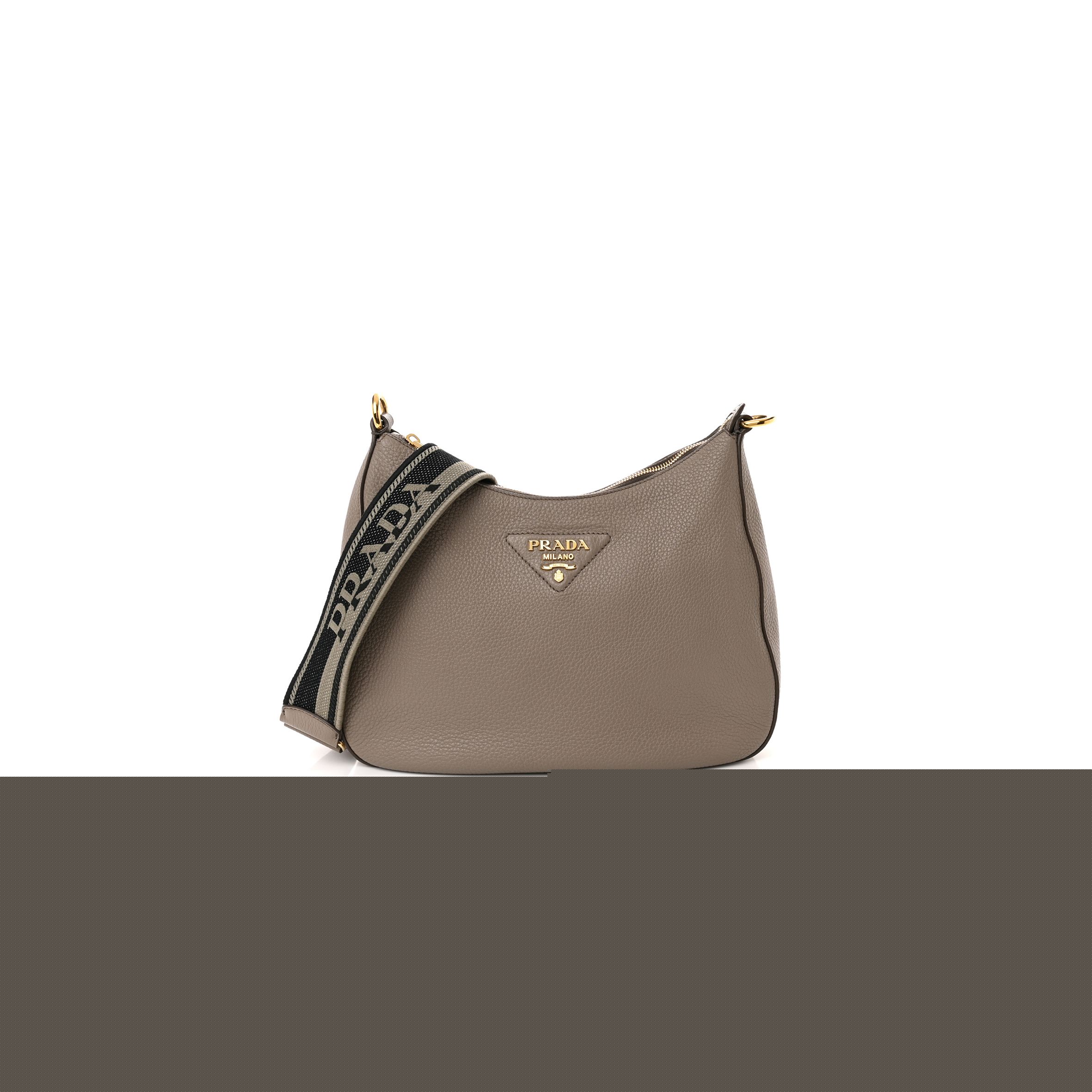 Pra*a vitello daino hobo clay grey (30*25*8cm)