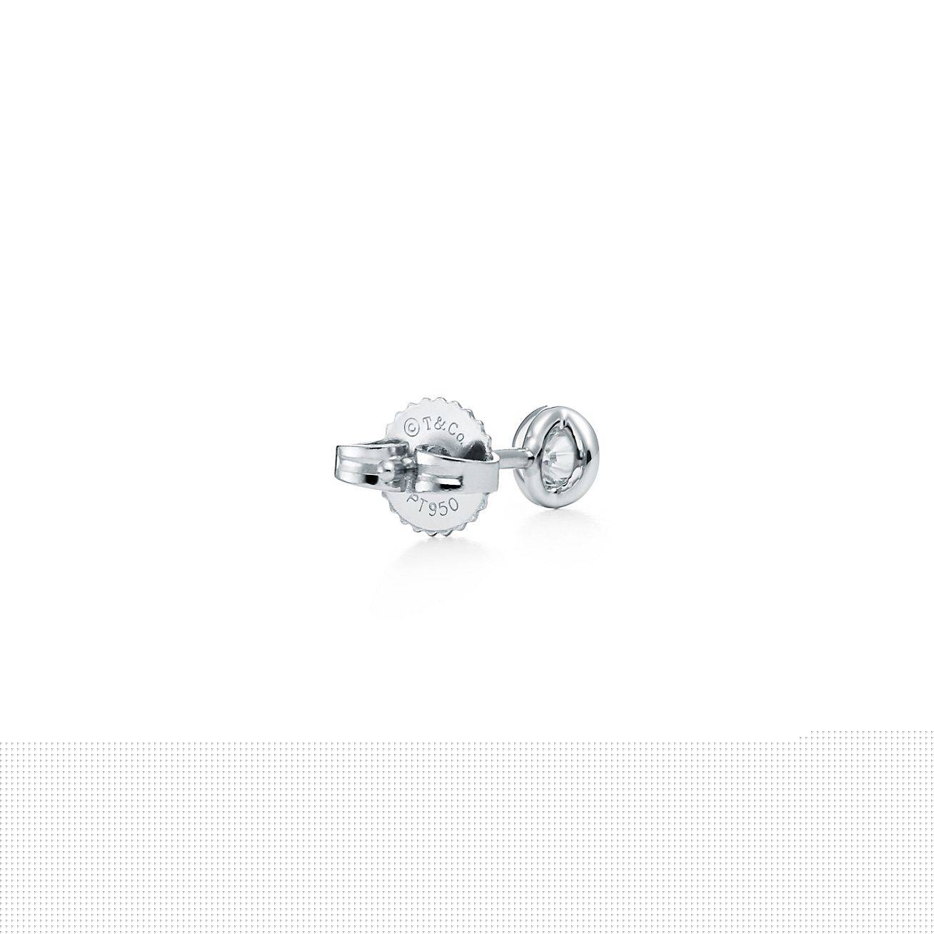 T*f*ny elsa peretti® diamonds by the yard® earrings in platinum 60017554