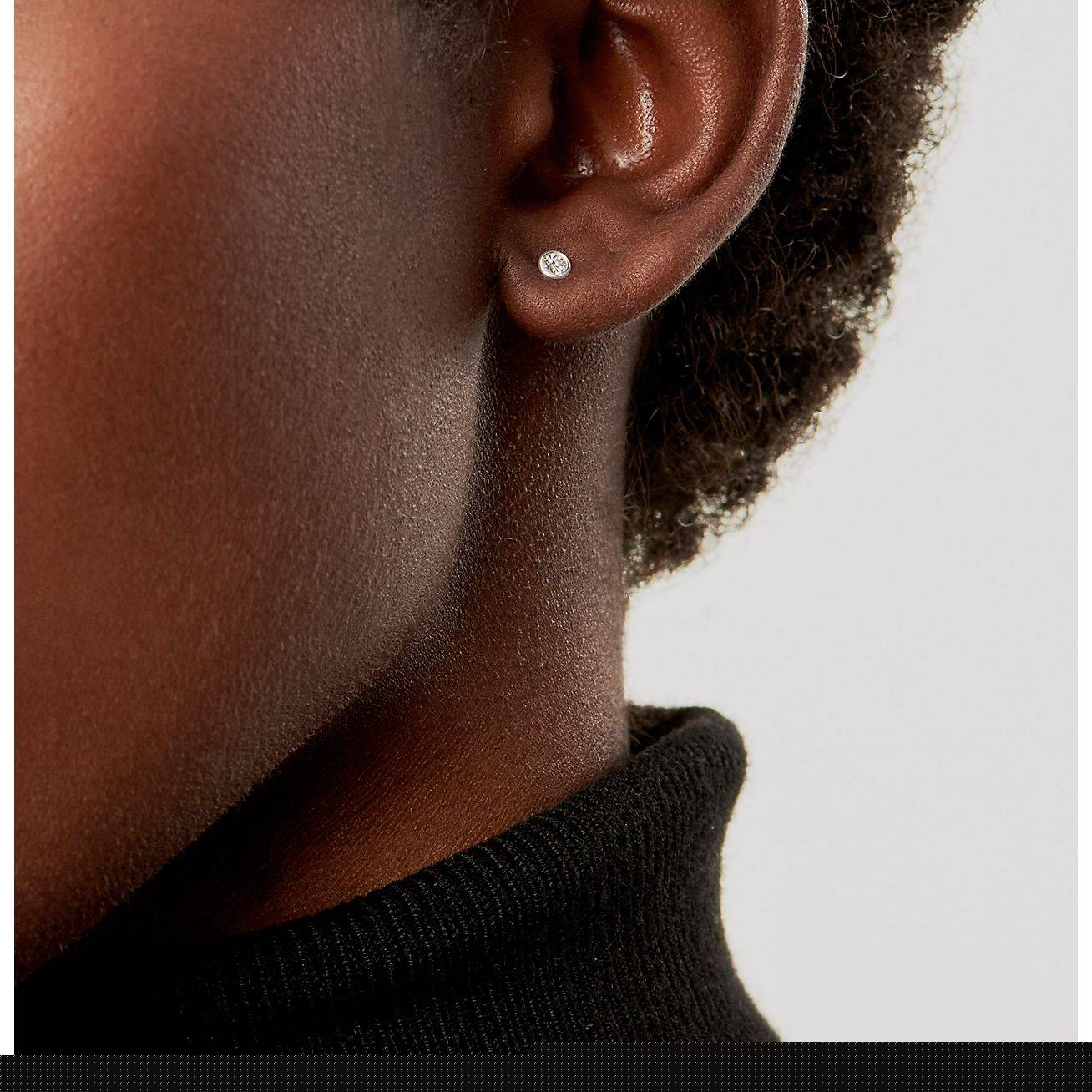 T*f*ny elsa peretti® diamonds by the yard® earrings in platinum 60017554