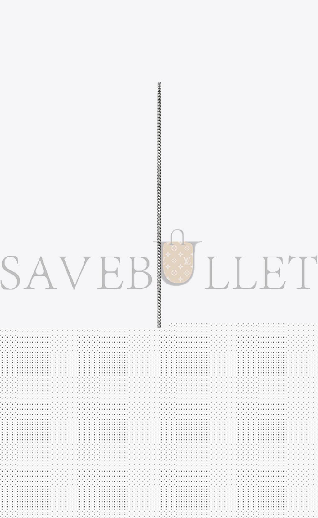 YSL KATE MEDIUM CHAIN BAG WITH TASSEL IN EMBOSSED CROCODILE SHINY LEATHER 354119DND0N1000 (24*14.5*5.5cm)