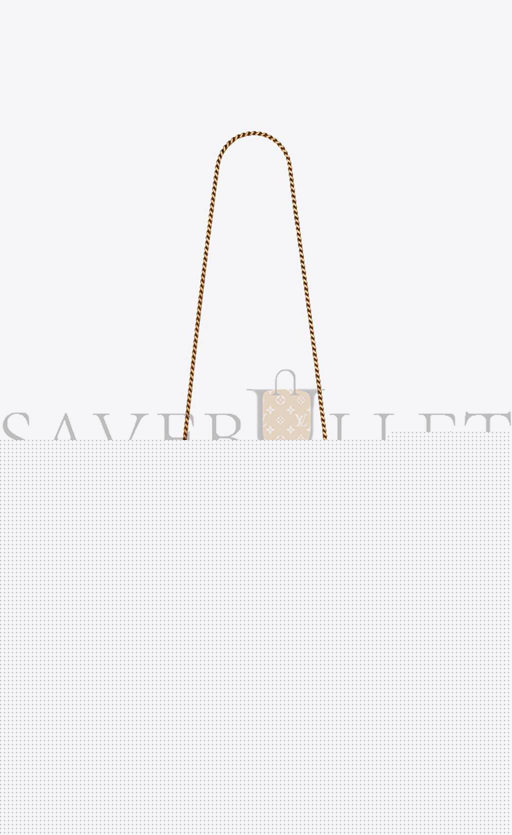 YSL KATE MEDIUM CHAIN BAG IN GRAIN DE POUDRE EMBOSSED LEATHER 364021BOW0W7019 (24*14.5*5.5cm)