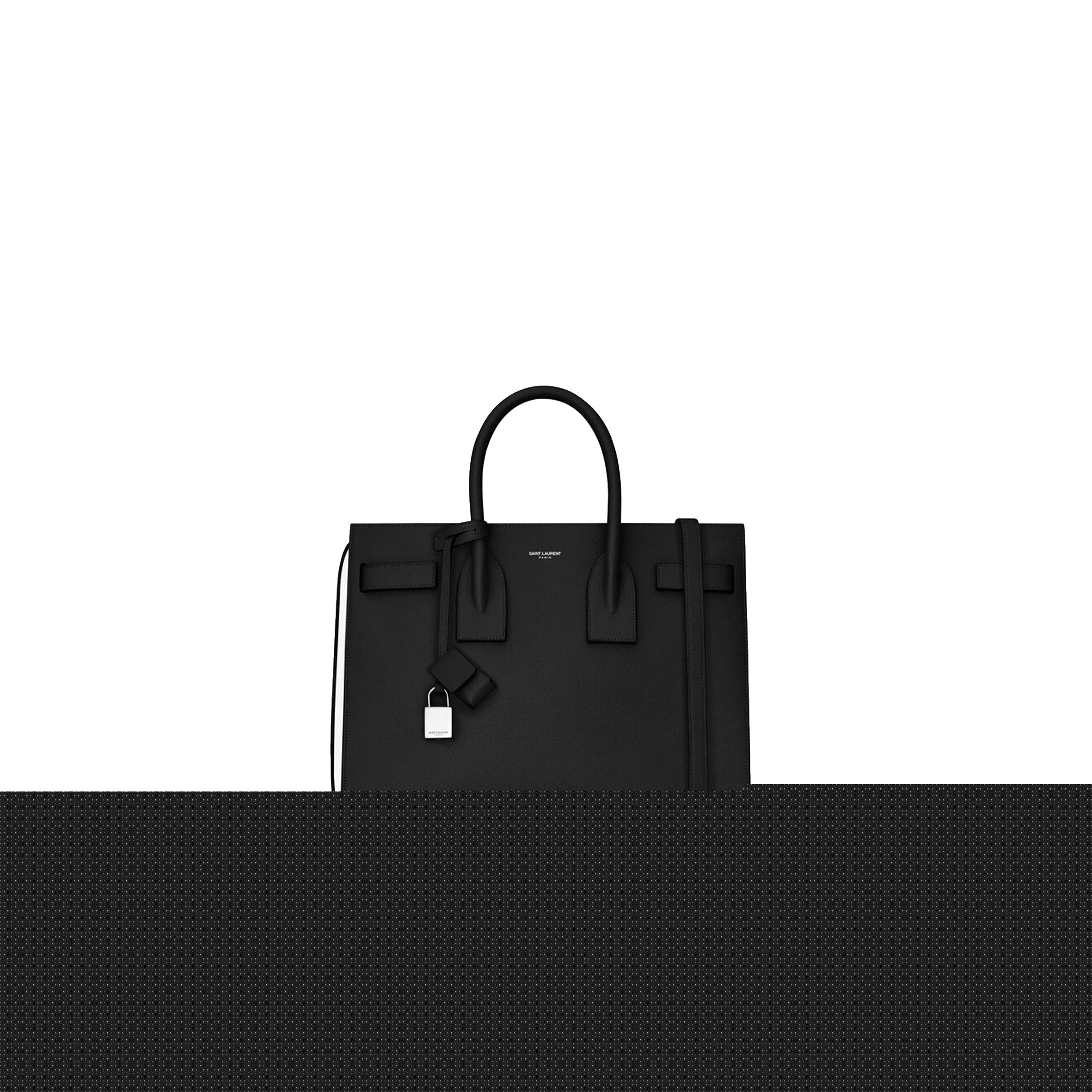 YSL SAC DE JOUR SMALL IN GRAINED LEATHER 378299B681N1000 (32*25.5*15.5cm)