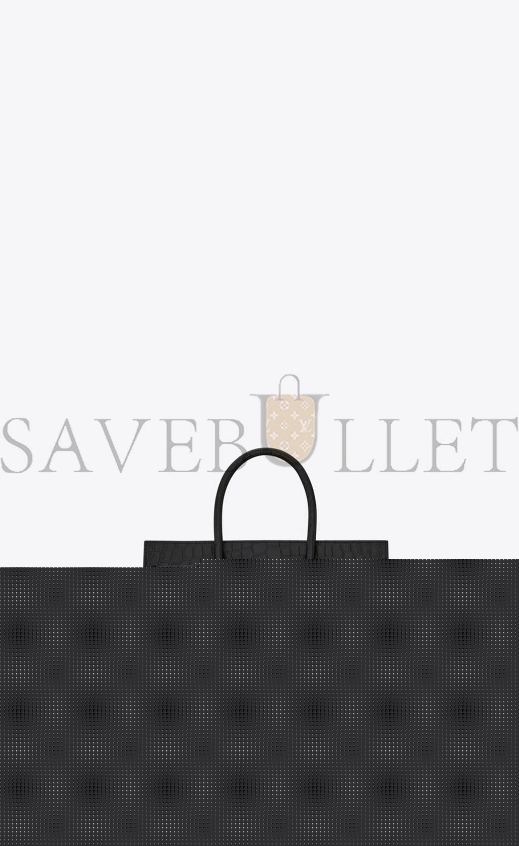 YSL SAC DE JOUR BABY IN CROCODILE-EMBOSSED MATTE LEATHER 421863DZEAW1000 (26*20.5*12.5cm)