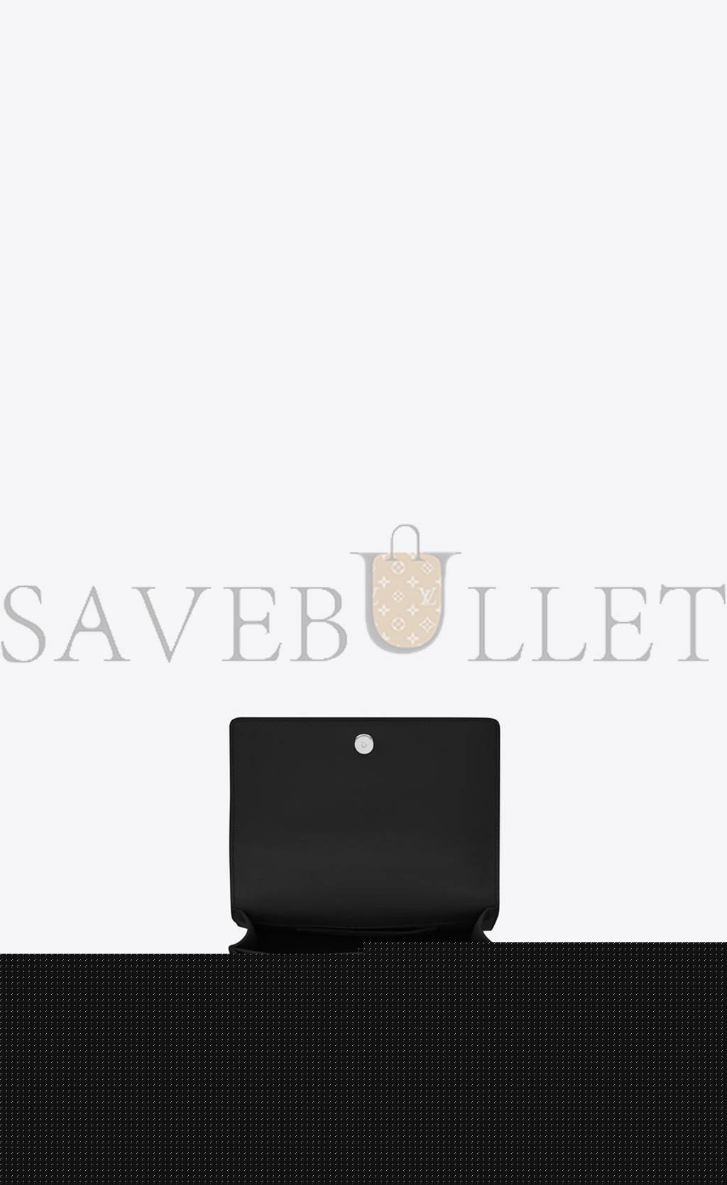 YSL SUNSET MEDIUM CHAIN BAG IN SMOOTH LEATHER 442906D420U1000 (22*16*6.5cm)