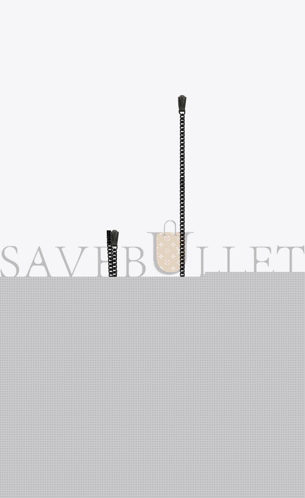 YSL SUNSET MEDIUM CHAIN BAG IN CROCODILE-EMBOSSED SHINY LEATHER 442906DND0U1000 (22*16*6.5cm)