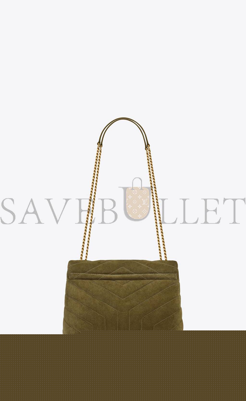 YSL LOULOU SMALL IN QUILTED &QUOT;Y&QUOT; SUEDE 4946991U8673206 (23*17*9cm)