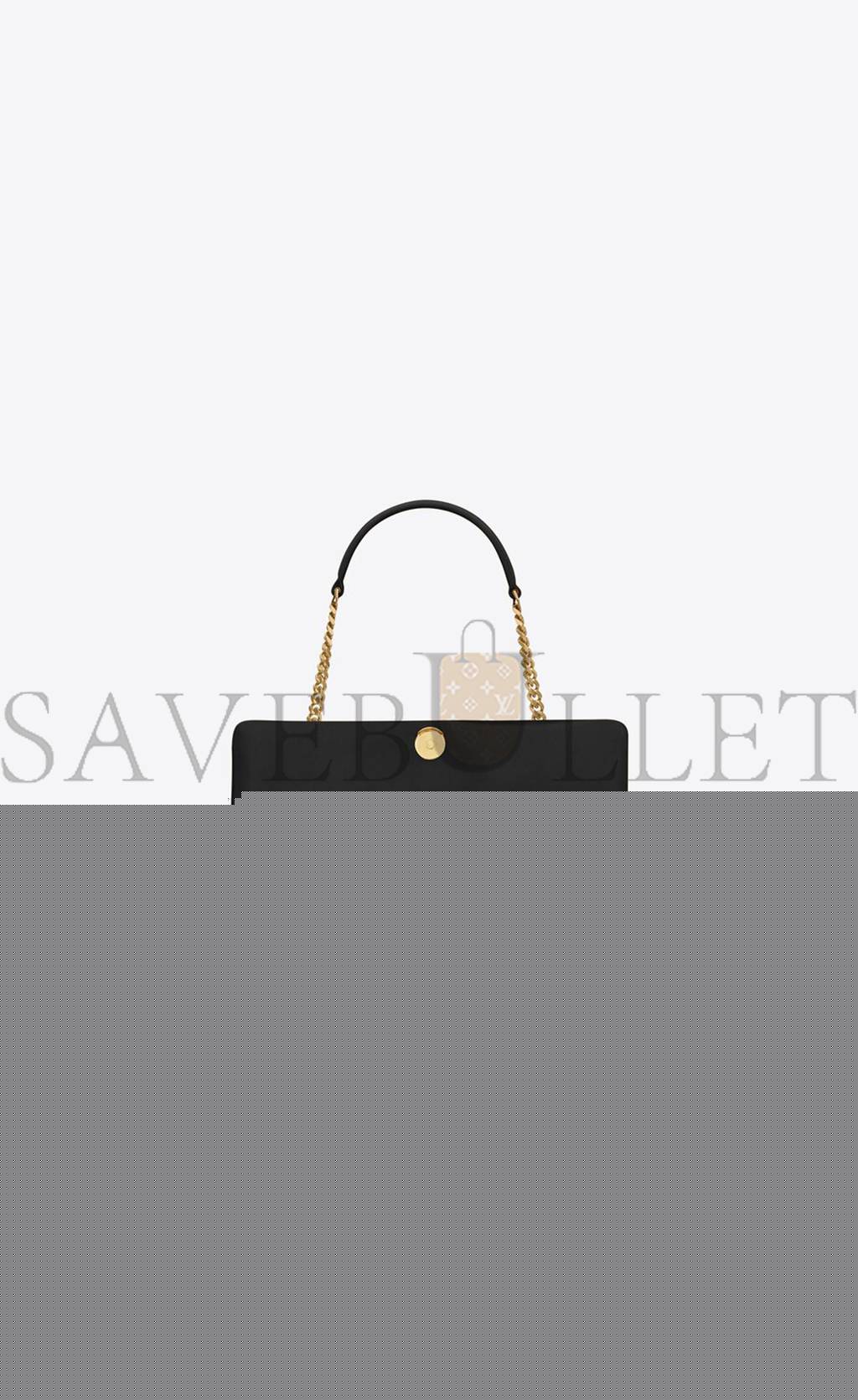 YSL JAMIE MEDIUM CHAIN BAG IN LAMBSKIN AND SUEDE 515821COPP71000 (25*15*7.5cm)