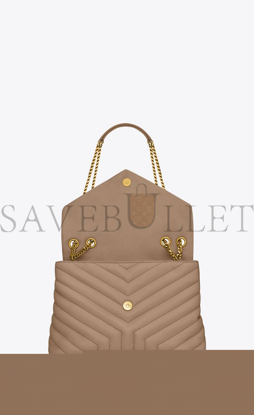 YSL LOULOU MEDIUM CHAIN BAG IN QUILTED LEATHER 574946DV7272826 (32*22*12cm)