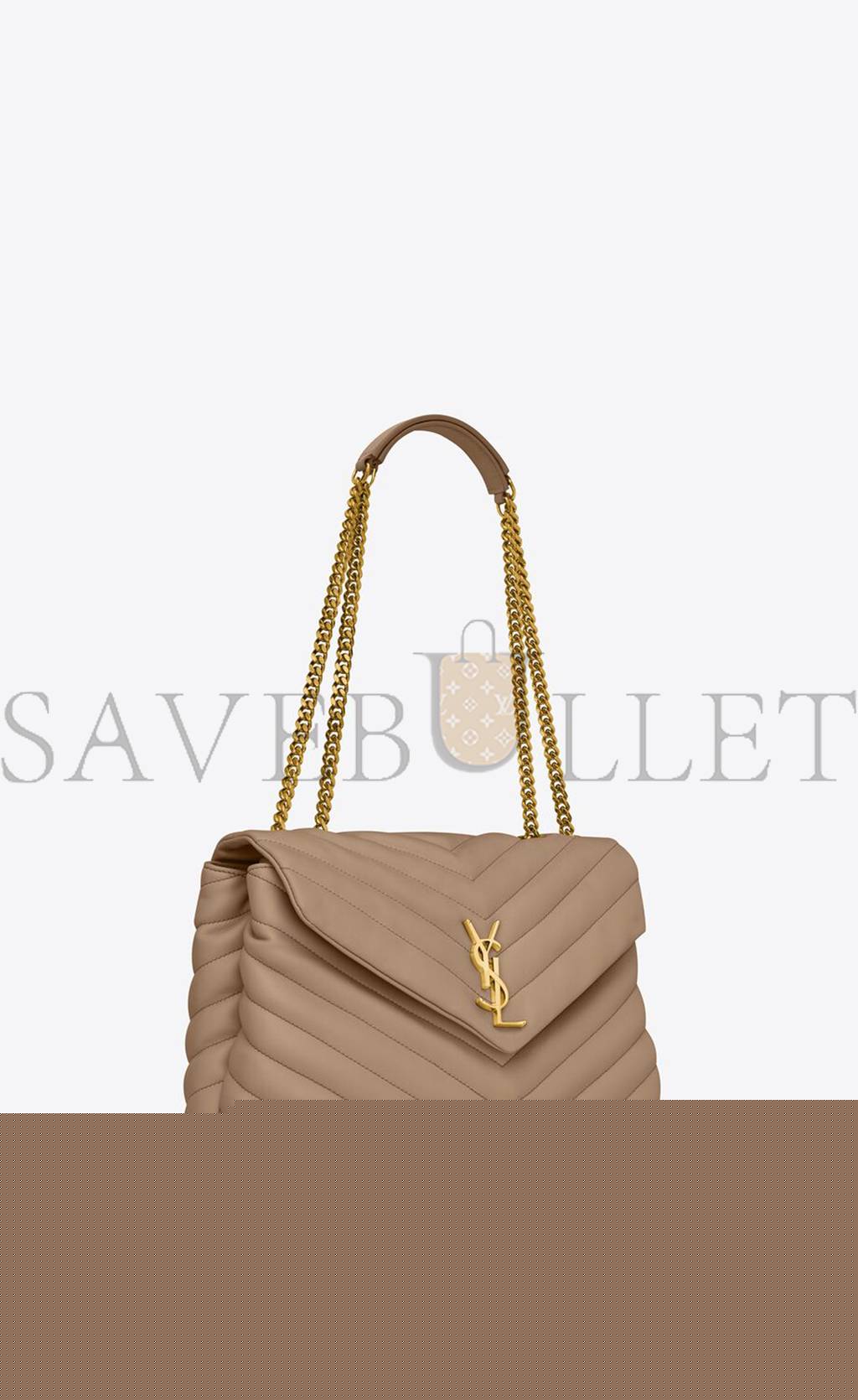 YSL LOULOU MEDIUM CHAIN BAG IN QUILTED LEATHER 574946DV7272826 (32*22*12cm)