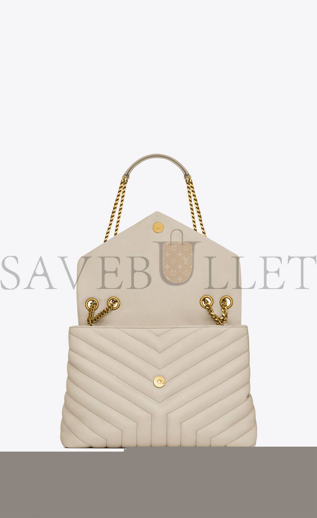 YSL LOULOU MEDIUM CHAIN BAG IN QUILTED LEATHER 574946DV7279207 (32*22*12cm)