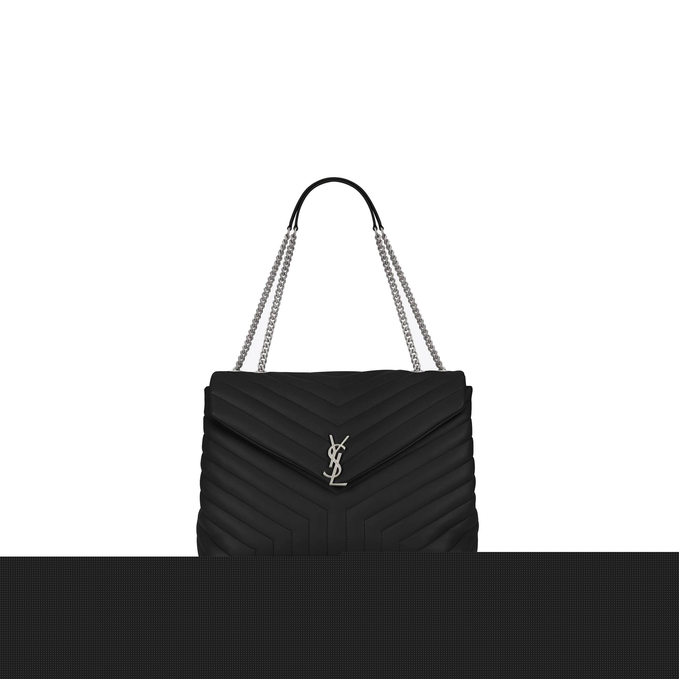YSL LOULOU LARGE CHAIN BAG IN QUILTED LEATHER 574947DV7261000 (38*27*14cm)