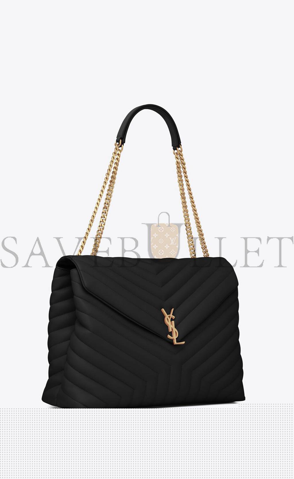 YSL LOULOU LARGE CHAIN BAG IN QUILTED LEATHER 574947DV7271000 (38*27*14cm)