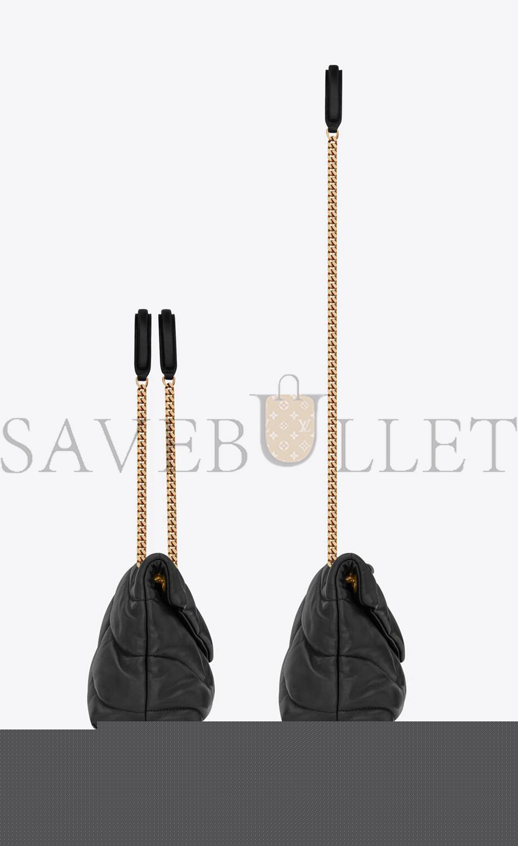 YSL PUFFER SMALL CHAIN BAG IN QUILTED LAMBSKIN 5774761EL071000 (29*17*11cm)