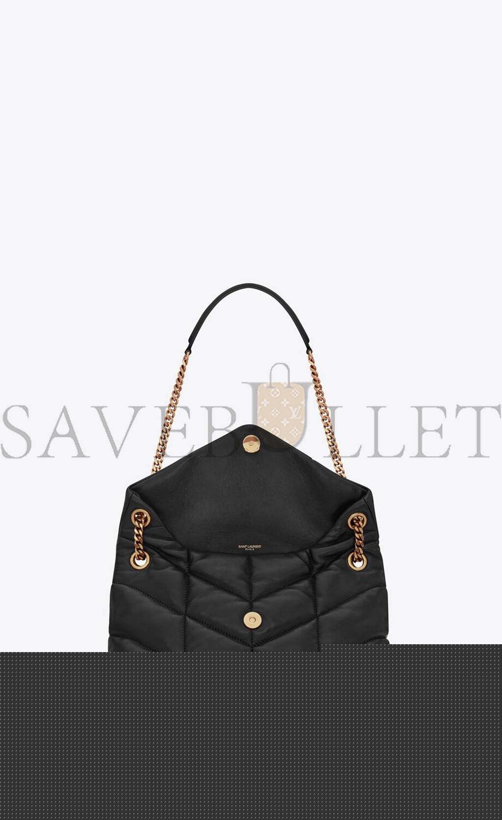 YSL PUFFER SMALL CHAIN BAG IN QUILTED LAMBSKIN 5774761EL071000 (29*17*11cm)